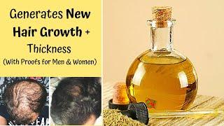 100% Proved | PERFECT ESSENTIAL OIL Blend For HAIR THICKNESS, BALDNESS HAIR REGROWTH & Dandruff