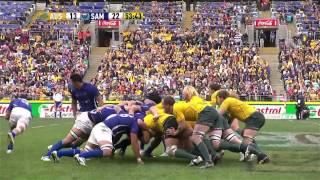 Manu Samoa vs Wallabies 2011 highlights