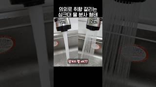 의외로 취향 갈린다는 싱크대 물 분사 형태.jpg