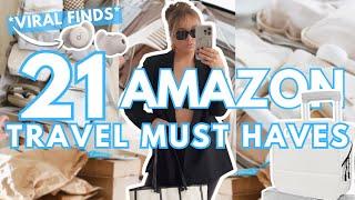 21 *VIRAL* AMAZON TRAVEL MUST HAVES: packing organization + pack with me + packing tips and hacks