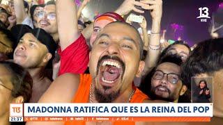 Chilenos en el Concierto de MADONNA en Copacabana | Reportaje Canal13 CHILE #madonna