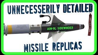 AIM-9L Sidewinder Missile Full Scale Replica Model (DIY Missile) #sidewinder #aim9 #diymissile