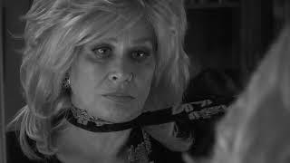 Cult Horror Icon Karen Black Strangling Herself in "Stuck!"