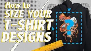 How to Size Your T-Shirt Designs For DTF Transfers