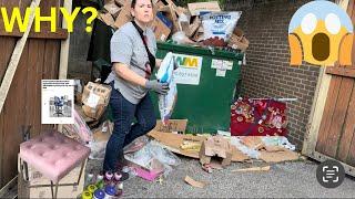 WOWEMPLOYEE  QUIT” RIGHT BEFORE DUMPSTER DIVING/￼/FOUND $200 TREASURE IN THIS ONE RETAIL DUMPSTER!