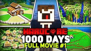 I Survived 1000 Days of Hardcore Minecraft [FULL MOVIE] #1