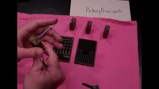 [19] Sparrows Practice Lock with 5 Security Pins Picked and Gutted