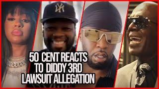 50 Cent Reacts to Diddy 3rd Lawsuit involving Aaron Hall Fans Question Yung Miami on being SILENT