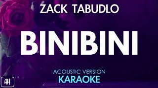 Zack Tabudlo - Binibini (Karaoke/Acoustic Version)