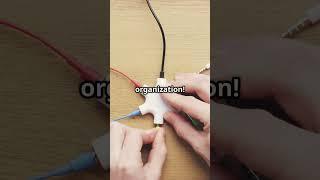 How to organize cables with binder Clips