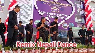 New Nepali Remix dance| Stepping Stone English School Dhangadi Kailali | 32nd Annual function 2080