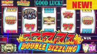 NEW! 5 REEL DOUBLE SIZZLING 77777 + TRIPLE STARS + Triple Golden Panther + Jin Hu Golden Tiger slots