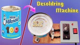 How To Make Solder Remover Machine At Home // Solder Pot // Desoldering Machine