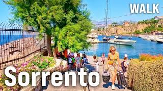 SORRENTO Walking Tour 2024 | Italy Immersive Video with Captions [4K/60fps]