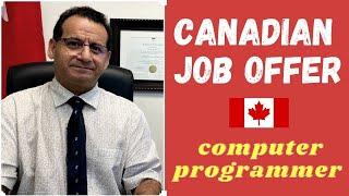 Canadian job offer