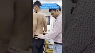 bone alignment chiropractic treatment by dr Harish grover #shortfeed #shortsfeed #chiropractor