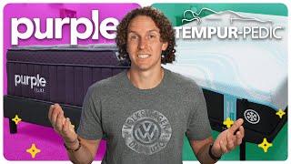 Purple vs TempurPedic | Which Mattress Is Better? (NEW REVIEW)