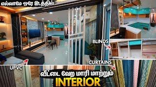 இது வேற மாரி UPVC Interior Design, Modular Kitchen, Curtains, Blinds for House | Mano's Try Tamil