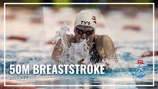 Lilly King Speeds Her Way to Victory in 50M Breaststroke | TYR Pro Swim Series Fort Lauderdale