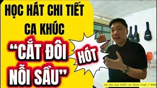 Học hát chi tiết ca khúc “CẮT ĐÔI NỖI SẦU” Tăng Duy Tân , dành cho người bắt đầu học nhạc