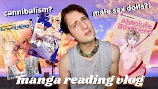 a cozy MANGA reading vlog 