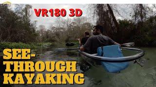 VR180 3D Clear Kayak Tour Down Rock Springs in Florida