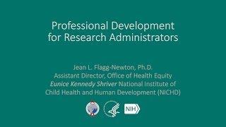 Professional Development for Research Administrators