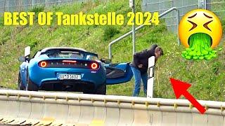 Nürburgring BEST OF & FAILS Tankstelle 2024 - Almost Crash, POLICE, Drifts, Burnout, Powerslides