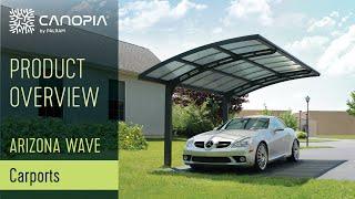 Arizona™ Wave Single Carport Kit | Palram - Canopia