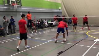 NCC Badminton Tournament Final bw Charanjit/Jimmy and Haris/Moazzam - Match 2