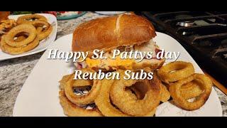 Happy St. Patricks Day Reuben Subs #easyrecipe