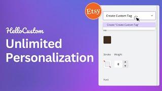 Create Custom Tags For Unlimited Personalization On Etsy