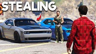 Stealing a Dodge Challenger From Cartel Ship sa GTA 5..(TAGALOG)