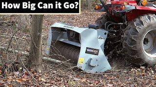 Compact Small Tractor Forestry Mulcher & Chainsaw