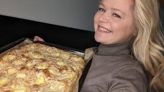 Leckerer Butterkuchen mit Pudding! Mega fluffig und einfach! Kuchen Rezept