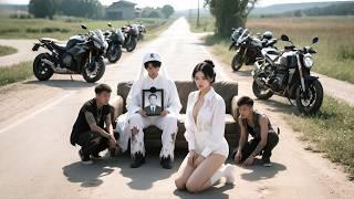 Biker thugs bullied a poor undertaker—turns out he’s a mafia boss! Thousands kneel, thugs flee in fe