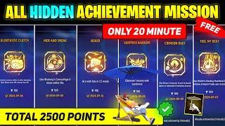 How To Complete All Hidden Achievement In Free Fire || All Hidden Achievements In Free Fire