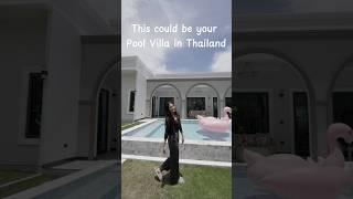 Would you live here ‍️? #pattaya #poolvillapattaya  #thailand #shorts