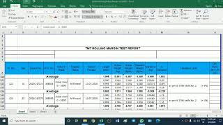 Rolling Margin Test of Steel Reinforcement