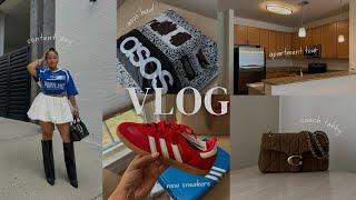 Vlog: Apartment Tour, Dealing With Anxiety, New Coach Tabby, Asos Haul, Sneaker Haul & Content Days!