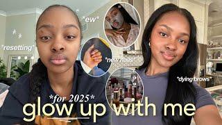 the ultimate 2025 GLOW UP ⭐️‍️ || hair, nails, dying brows, & more!!