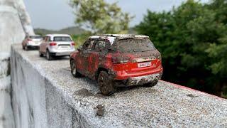 Washing Dirty Mud Scale Model Brezza | Innova Car After Off - Road | Diecast Scale Model Cars |