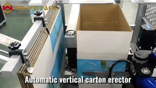 WIN-WIN PACK Highly Efficient Automated Vertical Carton Erector/Automatic Equipment/Case Erector