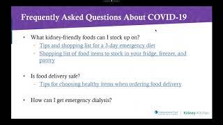 COVID-19 Q&A: Kidney-friendly Eating