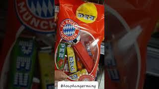 Candy and Kidstoys- Pez for WM2022 - FC Bayern- Munich Germany / Asmr