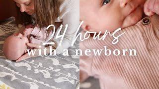 24 HOURS WITH A NEWBORN | Daily Routine of a First Time Mom