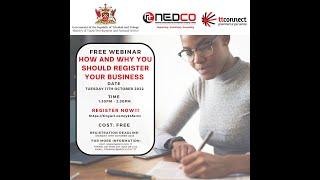 FREE NEDCO Webinar: How and Why You Should Start Your Business