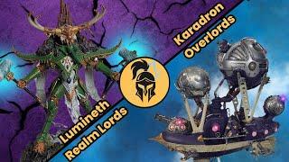 Age of Sigmar 4th Edition: Lumineth Realm Lords vs Kharadron Overlords: Mountains vs The Skies!!