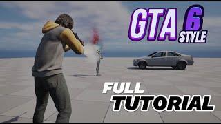 Unreal Engine 5 - GTA 6 Style Tutorial Series Full Course