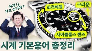 남자라면 꼭 알아야 할 시계 용어 20개 총정리⌚  | 클래씨